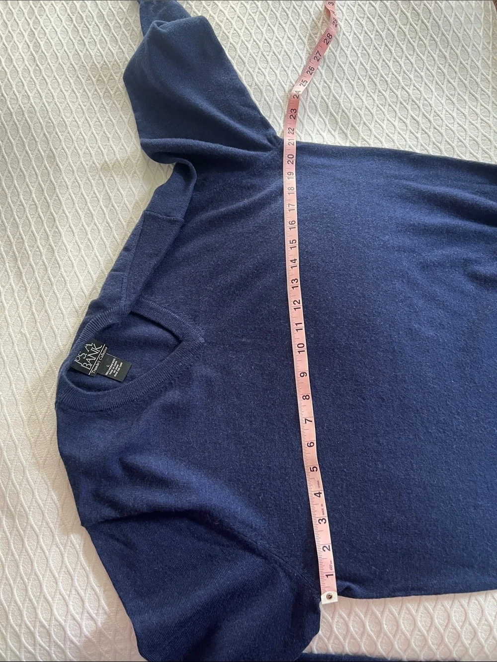 Jos. A. Bank Men's Navy V-Neck Sweater